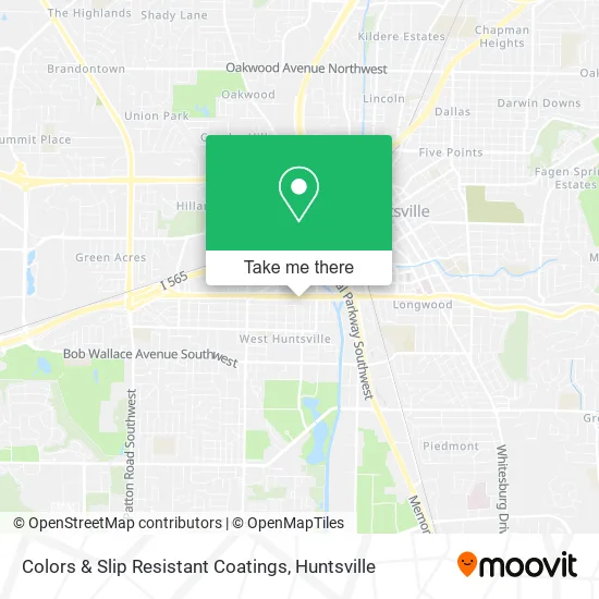 Colors & Slip Resistant Coatings map