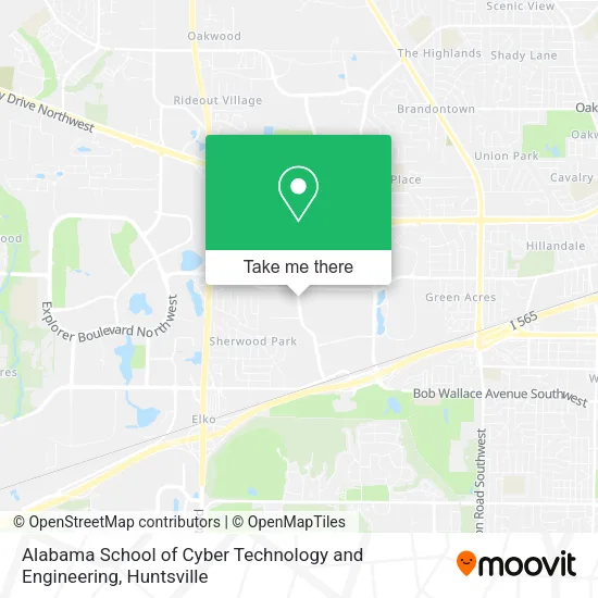 Alabama School of Cyber Technology and Engineering map