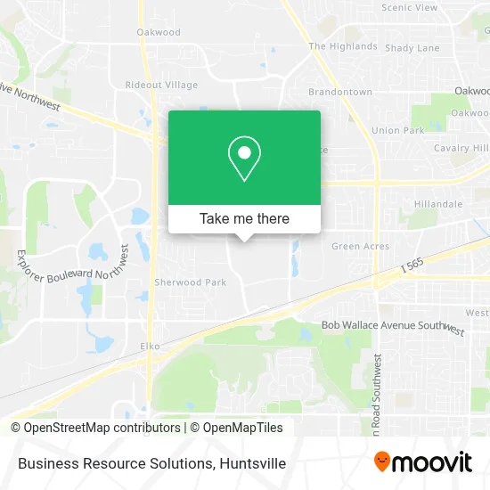 Business Resource Solutions map
