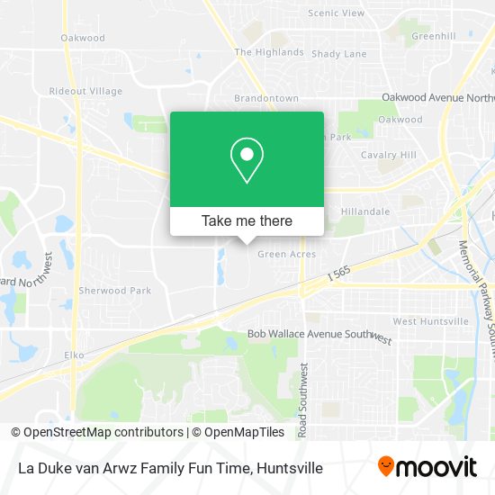 La Duke van Arwz Family Fun Time map