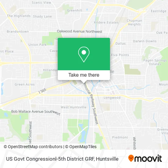 US Govt Congressionl-5th District GRF map