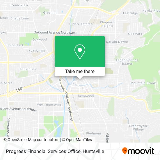 Progress Financial Services Office map