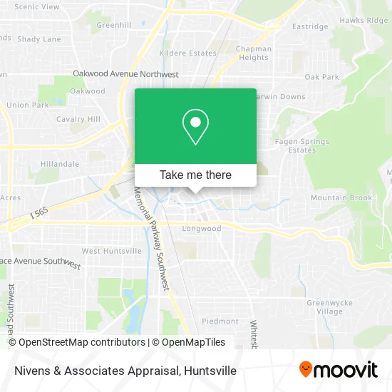 Mapa de Nivens & Associates Appraisal