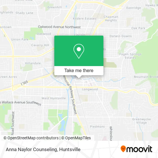 Anna Naylor Counseling map