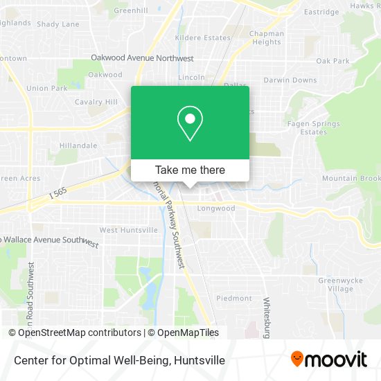 Mapa de Center for Optimal Well-Being