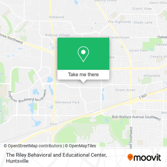 The Riley Behavioral and Educational Center map