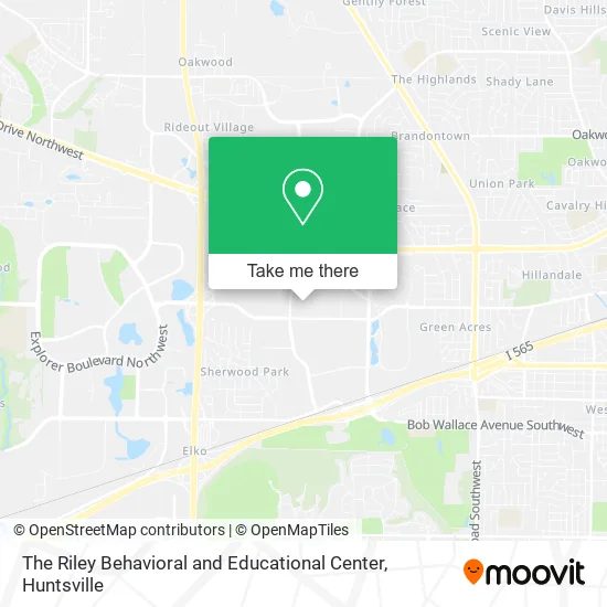The Riley Behavioral and Educational Center map