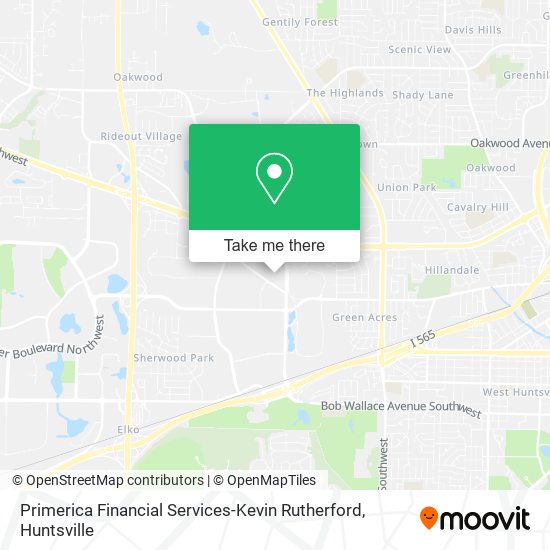 Primerica Financial Services-Kevin Rutherford map