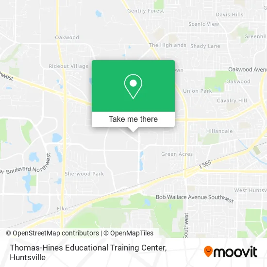 Thomas-Hines Educational Training Center map