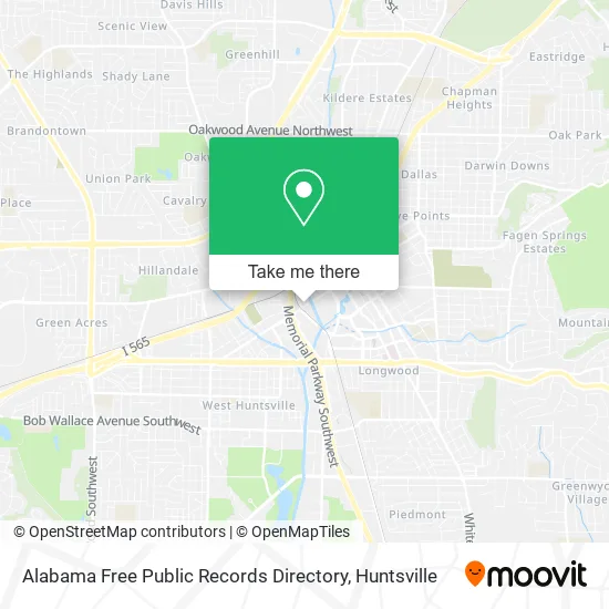 Alabama Free Public Records Directory map