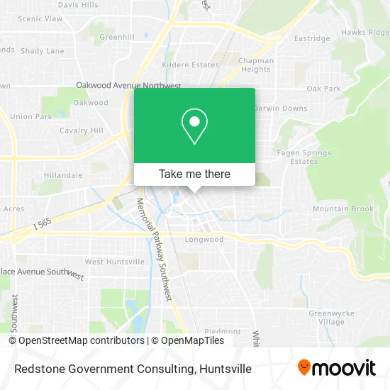 Mapa de Redstone Government Consulting