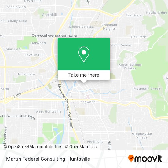 Martin Federal Consulting map
