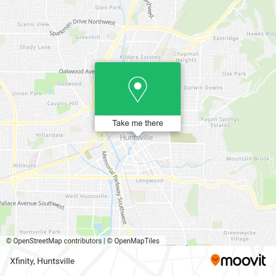 Xfinity map