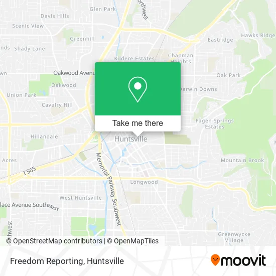 Freedom Reporting map