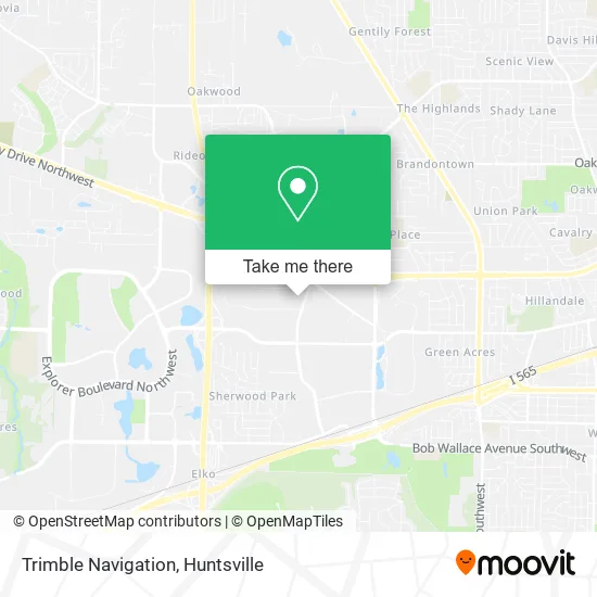 Trimble Navigation map