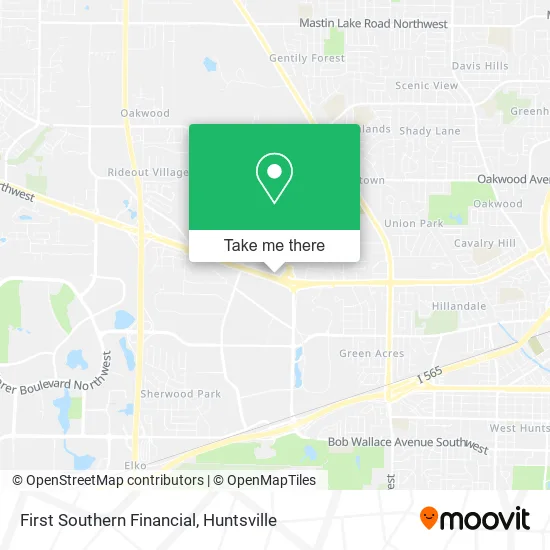 First Southern Financial map