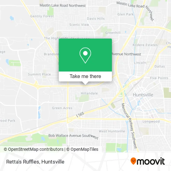 Retta's Ruffles map