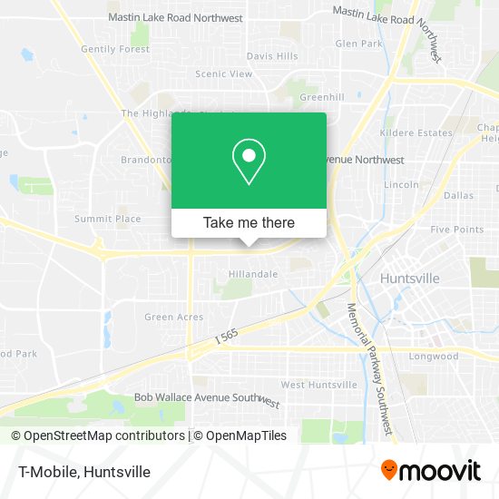 T-Mobile map