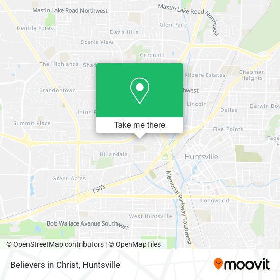 Mapa de Believers in Christ