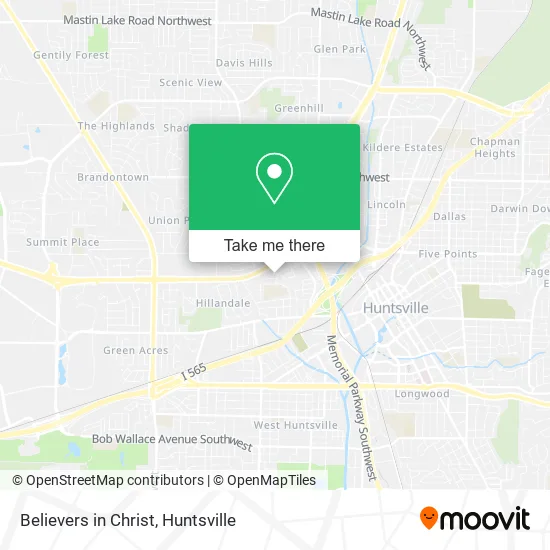 Believers in Christ map