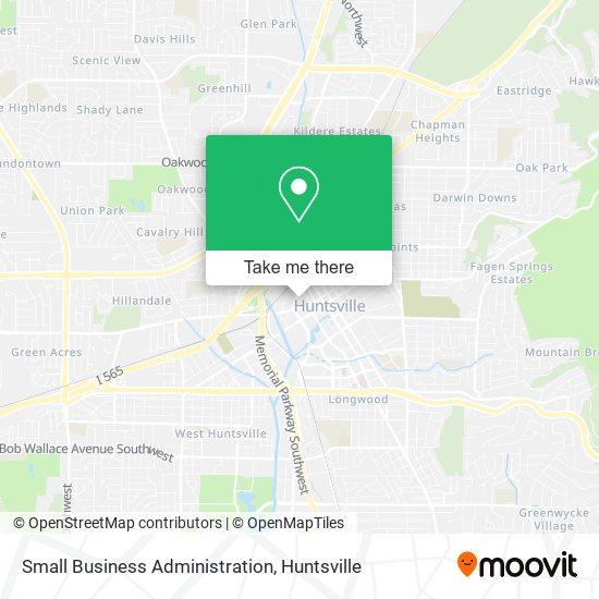 Small Business Administration map