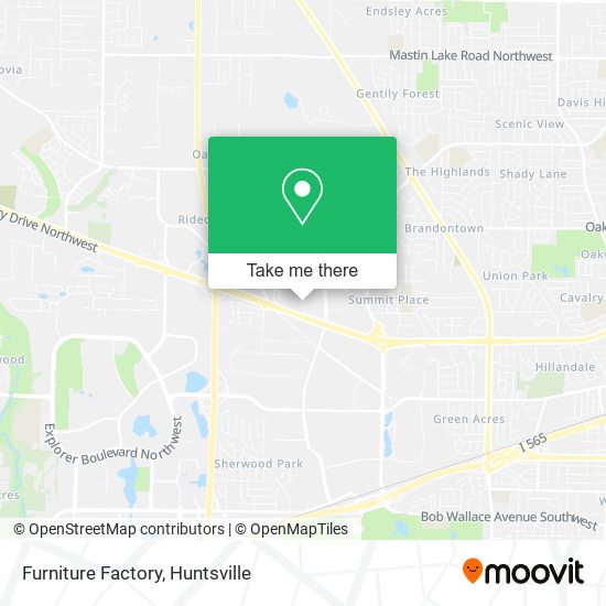 Furniture Factory map