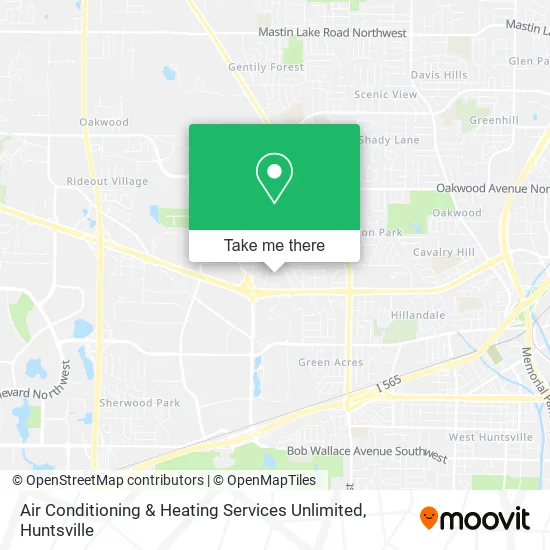 Air Conditioning & Heating Services Unlimited map