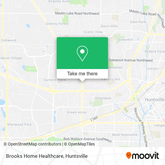 Mapa de Brooks Home Healthcare