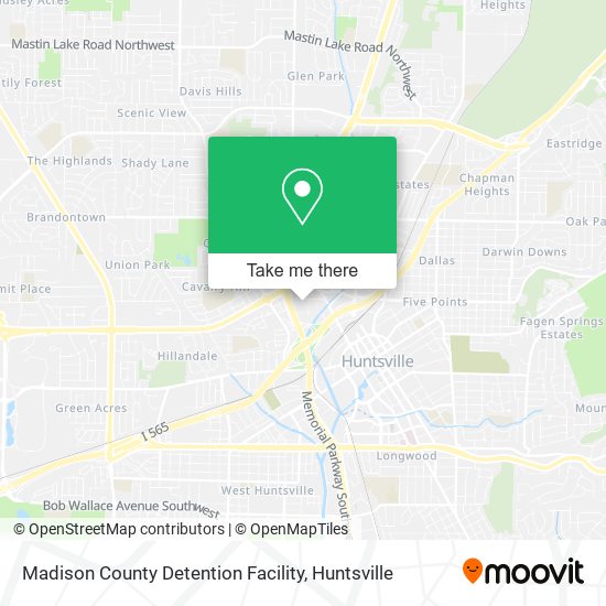 Madison County Detention Facility map