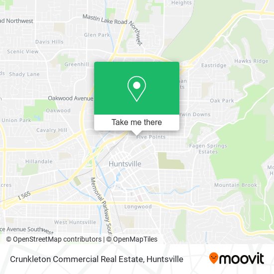 Crunkleton Commercial Real Estate map