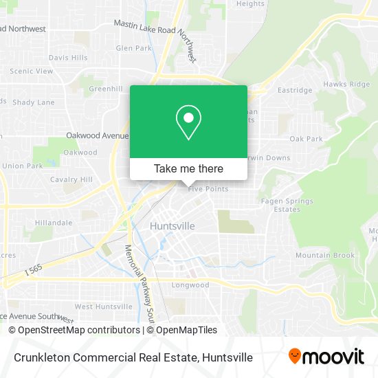 Mapa de Crunkleton Commercial Real Estate