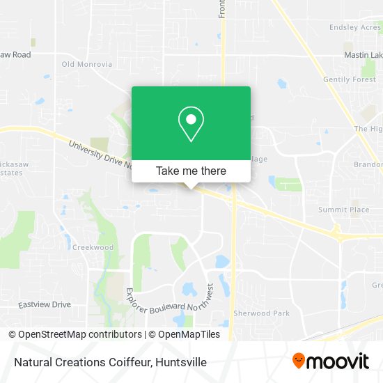 Natural Creations Coiffeur map
