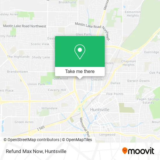 Refund Max Now map