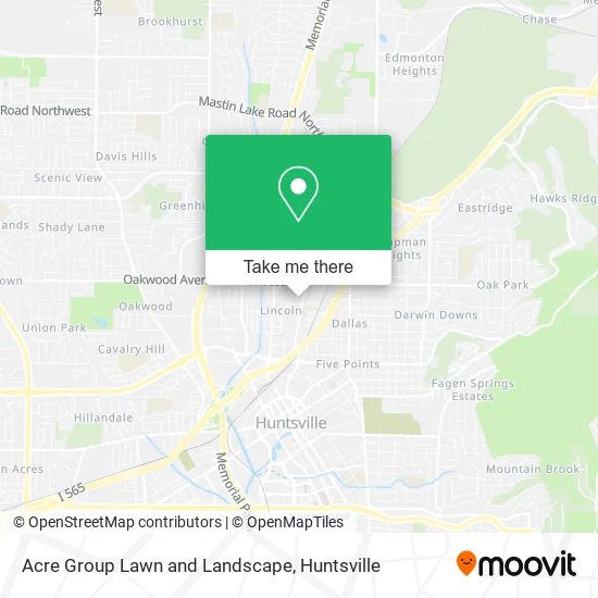 Acre Group Lawn and Landscape map