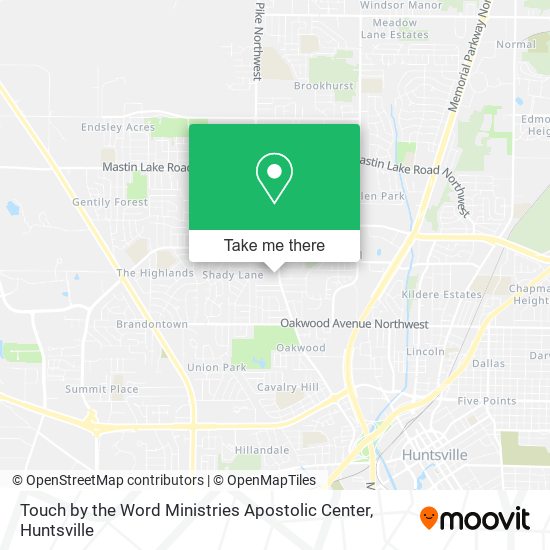 Touch by the Word Ministries Apostolic Center map