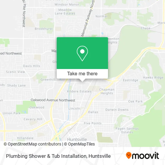 Plumbing Shower & Tub Installation map