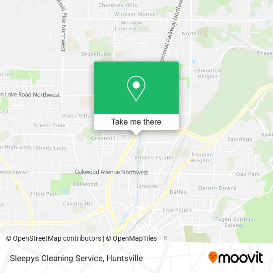 Mapa de Sleepys Cleaning Service