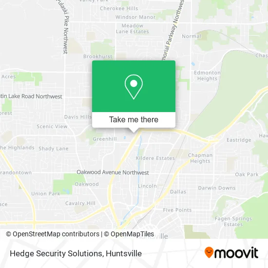 Mapa de Hedge Security Solutions