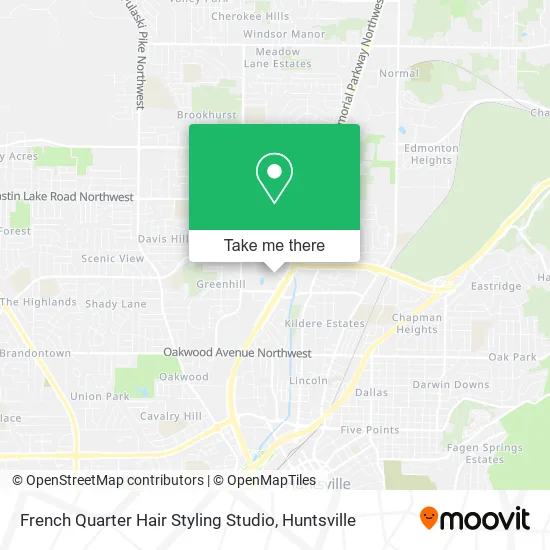 Mapa de French Quarter Hair Styling Studio