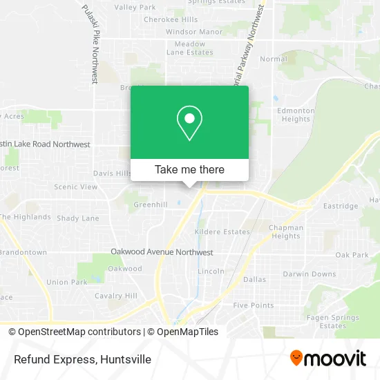 Refund Express map