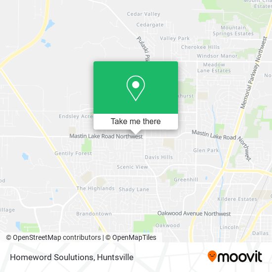 Homeword Soulutions map