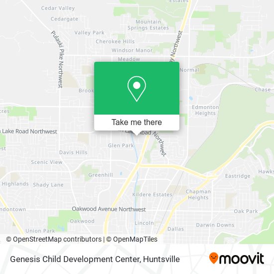 Genesis Child Development Center map