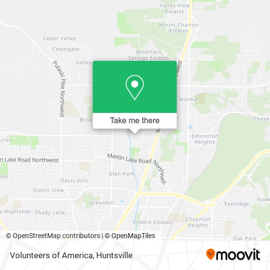 Mapa de Volunteers of America