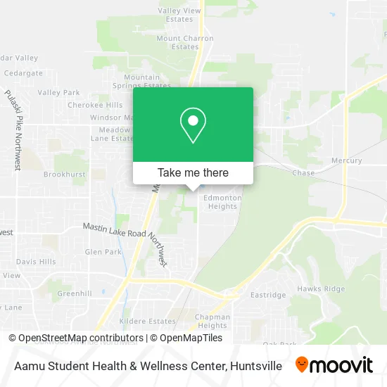 Aamu Student Health & Wellness Center map