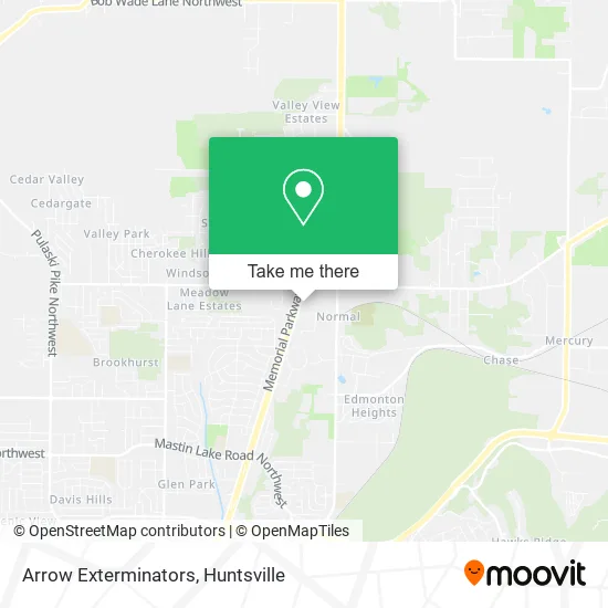 Arrow Exterminators map
