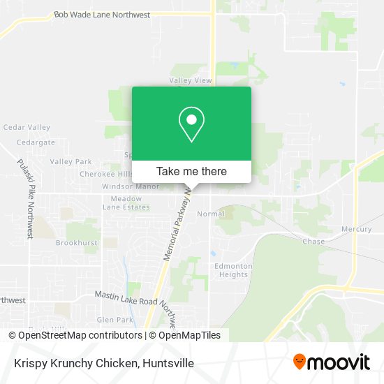 Krispy Krunchy Chicken map