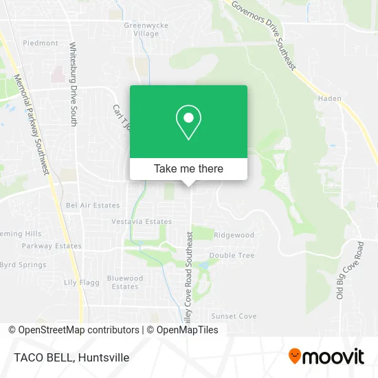 TACO BELL map