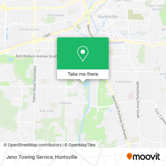 Jeno Towing Service map
