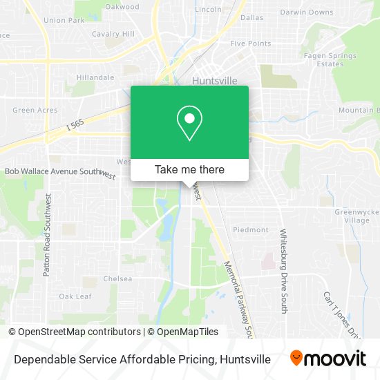 Dependable Service Affordable Pricing map