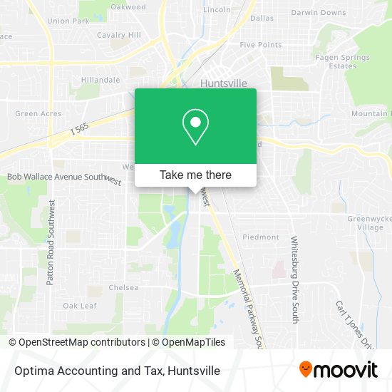 Optima Accounting and Tax map